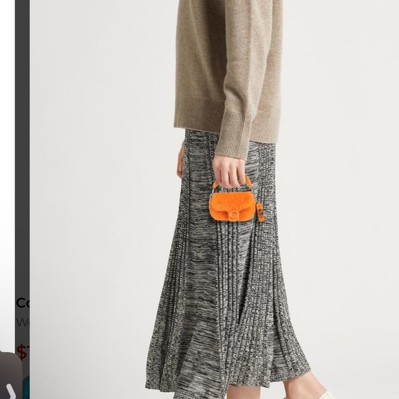 Coach x Lil Nas Micro Mini Tabby 12 Orange Shearling Bag NWT SOLDOUT EVERYWHERE - Picture 5 of 5